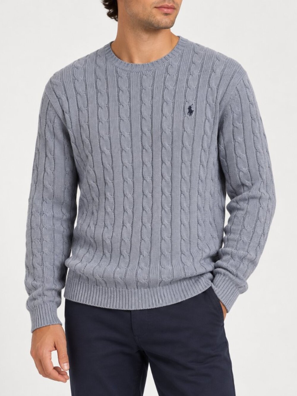 Polo Ralph Lauren Cable-Knit Crewneck Sweater - Picture 6 of 9